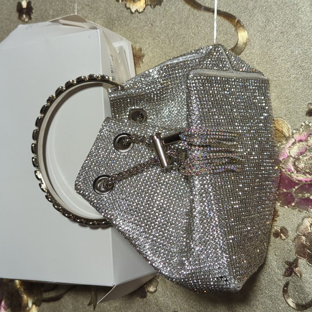 Shiny, Silver, Sparkly, Stylish Bag.